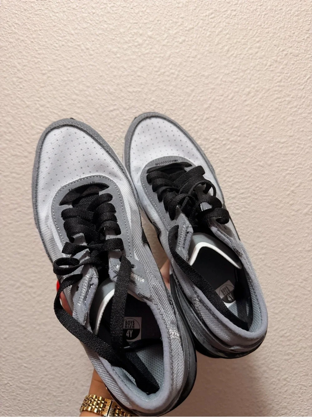 Nike Gray and Black Athletic Sneakers